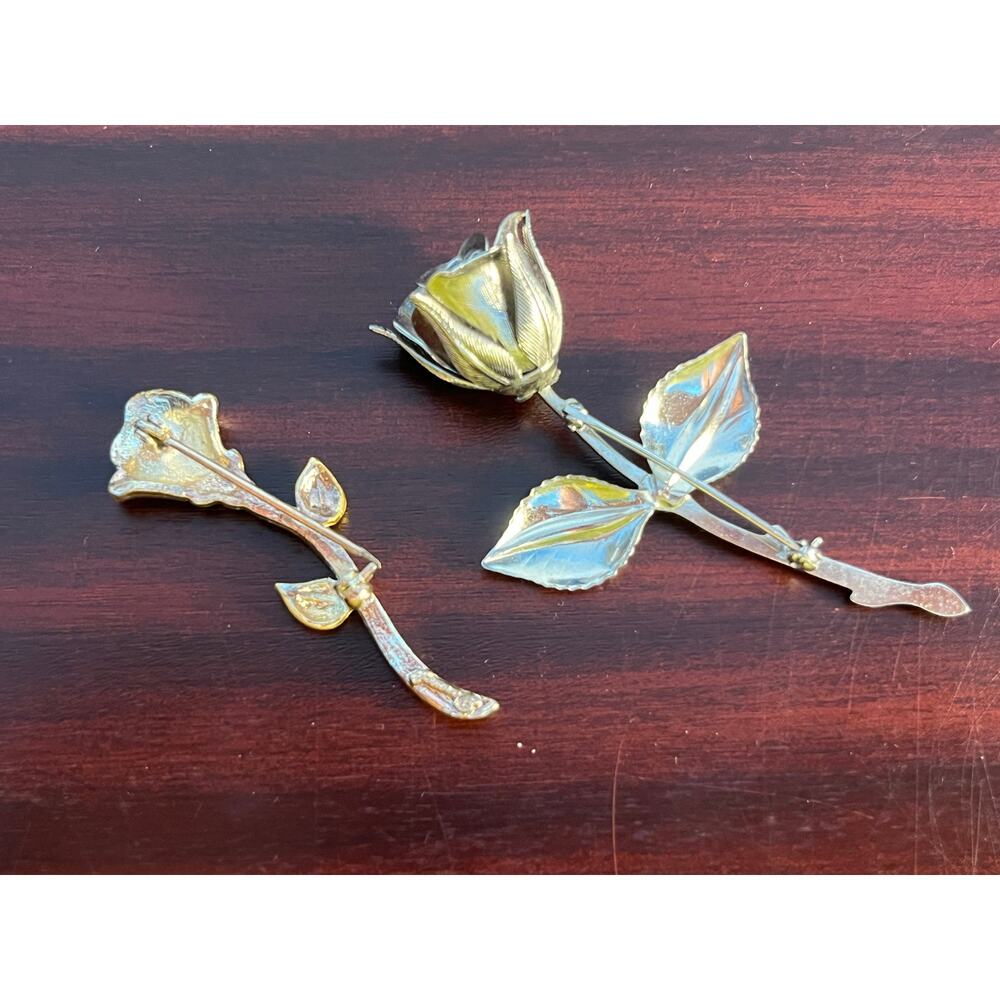 VTG Floral Brooch Lot of 6 Sarah Coventry K&T More Boho Cottage Core - Picture 7 of 10